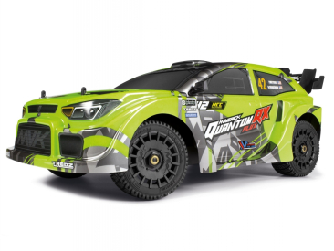 RC auto QuantumRX Flux 4S 1/8 4WD Rally Car, zelená