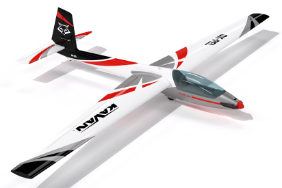 RC letadlo KAVAN Swift S-1 2400mm ARF, červená