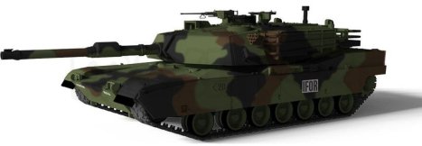 RC tank M1A1 Abrams 1:72