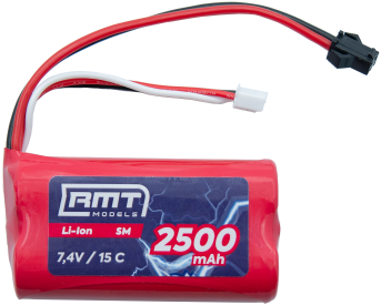 RMT models Li-Ion 2500 mAh 7,4V 15C SM