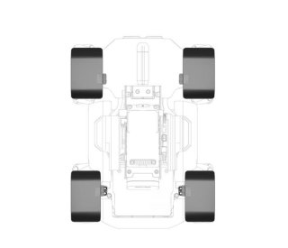Robomaster S1 - hliníkové blatníky (4ks)