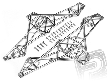 Šasi, sada (matný chrom)