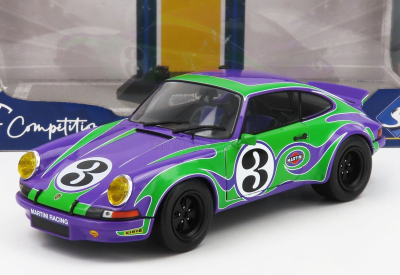 Solido Porsche 911 Rsr Coupe N 3 Happy Tribute 1973 1:18 Fialově Zelená