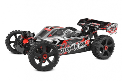 SPARK XB-6 - BUGGY 4WD - ROLLER šasi - bez elektroniky, červená