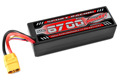 Sport Racing 50C - 6700mAh - 3S - 11,1V - XT-90 - Hardcase