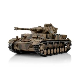 TORRO tank PRO 1/16 RC PzKpfw IV provedení G vícebarevná kamufláž - BB Airsoft