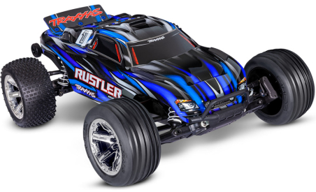 RC auto Traxxas Rustler 1:10 BL-2s RTR, modrá