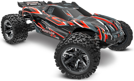 RC auto Traxxas Rustler 1:10 VXL HD 4WD RTR, červená