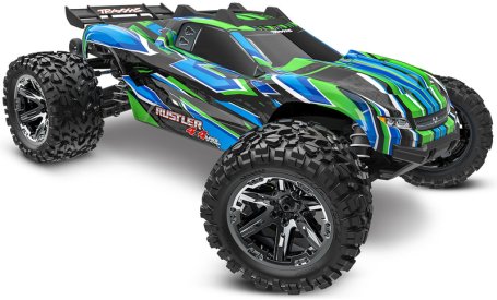 RC auto Traxxas Rustler 1:10 VXL HD 4WD RTR, zelená