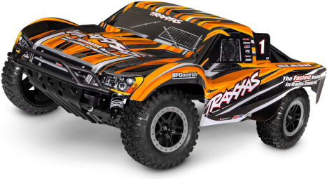 RC auto Traxxas Slash 1:10 HD RTR, oranžová