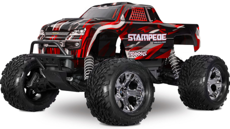 RC auto Traxxas Stampede 1:10 BL-2s RTR, červená