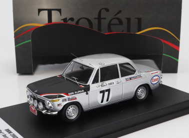 Trofeu BMW 2002 Ti (night Version) N 77 Rally Montecarlo 1970 Ray - Boris Brico 1:43 Stříbrná Černá