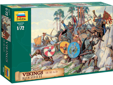 Zvezda figurky Vikings (1:72)