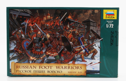 Zvezda Figures Russian Foot Warriors 1:72 /