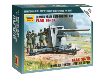 Zvezda Snap Kit - Flak 36/37 (1:72)