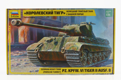 Zvezda Tank Pz. Kpfw. Vi Tiger Ii Ausf. B Military 1945 1:35 /