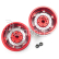 1.9 Aluminum CNC BXC 6 Spoke Beadlock Wheel Brake Rotor 2ks, Červené