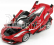 Bburago Ferrari FXX K 1:18 červená metalíza