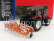 Britains Massey ferguson 6290 Tractor With Trailer 2012 1:32 Červená Oranžová