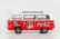 Corgi Volkswagen T1 Minibus Coca-cola With Surfboard 1961 1:43 Bílá Červená