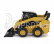 Dm-models Caterpillar Cat272d3 Ruspa Gommata - Skid Steer Loader 1:32 Žlutá Černá