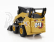 Dm-models Caterpillar Cat272d3 Ruspa Gommata - Skid Steer Loader 1:32 Žlutá Černá