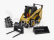 Dm-models Caterpillar Cat272d3 Ruspa Gommata - Skid Steer Loader 1:32 Žlutá Černá