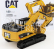 Dm-models Caterpillar Cat347d Pásový bagr 1:50, žlutá