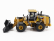 Dm-models Caterpillar Cat966m Ruspa Gommata - Scraper Tractor Wheel Loader 1:50 Žlutá Černá