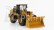 Dm-models Caterpillar Cat972m Ruspa Gommata - Scraper Tractor Wheel Loader 1:87 Žlutá Černá