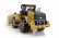 Dm-models Caterpillar Cat972xe Ruspa Gommata - Scraper Tractor Wheel Loader 1:50 Žlutá Černá