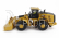 Dm-models Caterpillar Cat980 Ruspa Gommata - Scraper Tractor Wheel Loader 1:50 Žlutá Černá