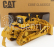 Dm-models Caterpillar Catd11r Dozer Ruspa Cingolata - Scraper Type Tractor 1:50 Žlutá Černá