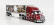 Dm-models Peterbilt 579 Truck With Cat Mural Trailer 2011 1:50 Red Met Silver