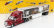 Dm-models Peterbilt 579 Truck With Cat Mural Trailer 2011 1:50 Red Met Silver