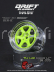 DS Racing Drift Element 6 Spoke disky, FLU Lime, chromový okraj, 2 ks