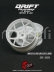 DS Racing Drift Feathery 5Y Spoke disky ( White Hi Gloss 2K) 2 ks