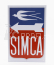 Edicola Accessories Metal Plate - Simca Logo 1:1 Různé