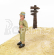 Edicola Diorama Soldato Nel Deserto - Desert Man 1:43 Beige