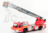 Edicola Iveco Magirus Dla-k 23-12 Scala Ladder Truck Germany 2003 1:43 Červená Stříbrná