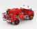 Edicola Mercedes benz Laf 911 Camiva Tanker Truck Sapeurs Pompiers France 1973 1:43 Červená Bílá