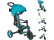 Globber - Tříkolka Explorer Trike 4in1 skládací Teal