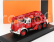 Ixo-models Magirus Uranus Kw16 Truck 3-assi Feuerwehr Frankfurt Gru Crane 1959 1:43 Červená Bílá