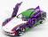 Jada Chevrolet Corvette Stingray With Joker Figure 2009 1:24 Fialová Zelená Bílá