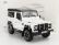 Lcd-model Land rover Defender 90 Works V8 70th Edition 2018 1:18 Bílá