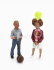 Le mans miniatures Figures Set 2x Bambini Con Palloncini - Children With Balloon Tessa & Nils 1:18 Různé