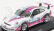 Minichamps Porsche 911 Gt3 N 56 Snow Racing Imsa Challenge Sebring 2008 M.snow 1:43 Bílá Růžová