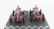 Rio-models Alfa romeo F1  2x P3 Scuderia Ferrari N 18 Winner Tripoli Gp 1934 Varzi + P3 N 28 2nd Tripoli Gp 1934 Moll 1:43 Red