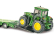 SIKU Farmer - Tahač s podvalníkem a traktory John Deere 1:87