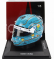 Spark-model Bell helmet F1  Casco Helmet Alfa Romeo C43 Team Stake N 77 Belgium Gp 2023 Valtteri Bottas 1:5 Světle Modrá